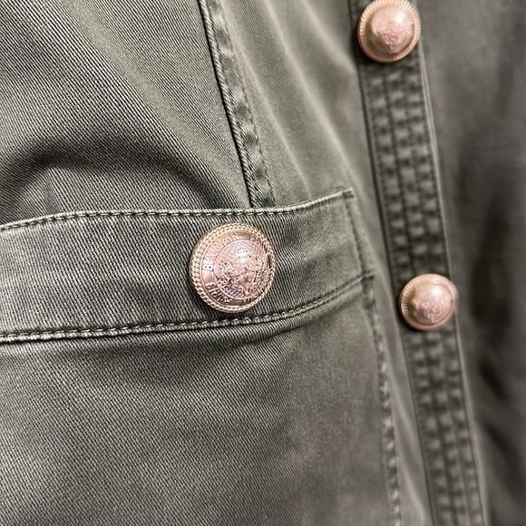 Balmain Cargo Style Khaki Dress - Army Green - Size 42 (US size 10) - Picture 2 of 9